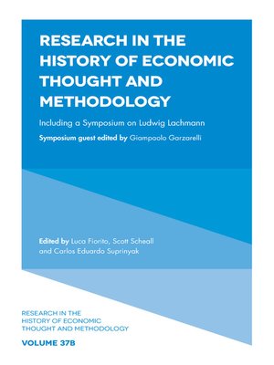 cover image of Research in the History of Economic Thought and Methodology, Volume 37B